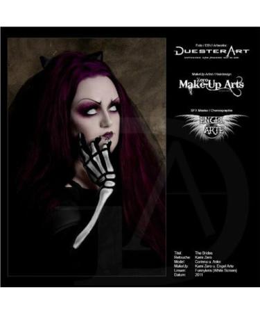 Buy Colored Black Crazy Contact Lenses - Demon Eyes for Halloween & Carnival | Free Lens Case Included - Buy Online on GoSupps.com