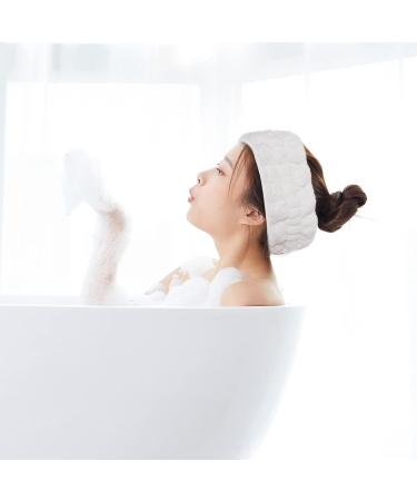 6-Piece Spa Facial Headband Set for Women - Soft Microfiber Hairband for Washing Face, Shower, Makeup, Bath, and Yoga - Buy Online on GoSupps.com