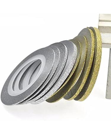 20 Rolls Laser Gold Silver Glitter Nail Art Striping Tape Lines Width 1mm-Striping Tape for Nail Art-Nail Striping Tape Foil-Nail Striping Tape Thick-Nail Striping Tape with Dispenser-Self-Adhesive DIY Nail Art Tape Mix color - Buy Online on GoSupps.com