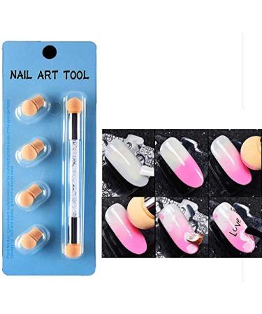 MWOOT Nail Art Brush Set (8 pcs) - Ombre & French Design Brushes for Gel Nail Decoration & Baby Boomer Techniques - Buy Online on GoSupps.com