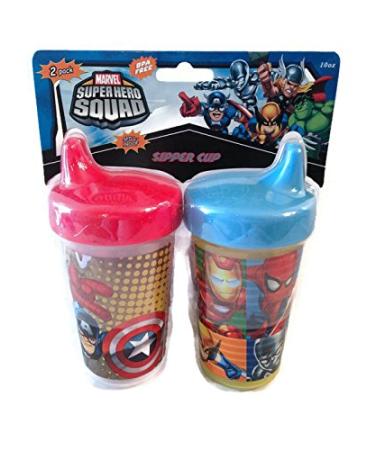 Marvel Super Hero Squad 10oz Sipper Sippy Cup - Package of 2
