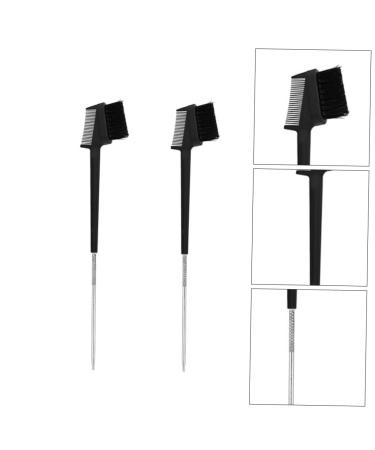 Didiseaon Mascara Eyebrow Brush 2pcs Double Head Eyebrow Comb Cosmetic Miss Makeup Tools Dual Purpose Cosmetic Tool