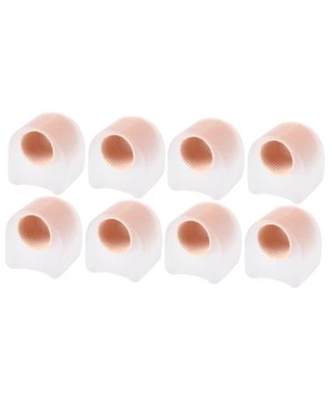 Hemoton 4 Pairs Toe Splitter Toe Protector Big Toe Brace Reusable Toe Spacers Men's Tools Fiber Tools Foot Protectors for Feet Toe Separators Toe Dividing Covers Toes Separators Breathable As Shownx2pcs 3.6x3.5cmx2pcs