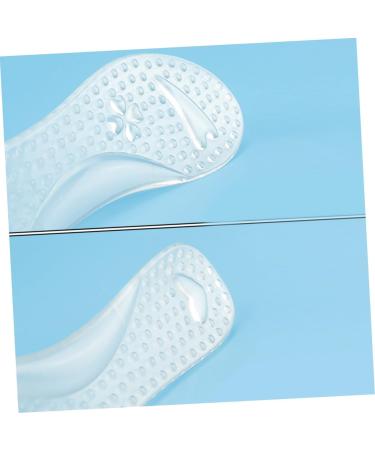 NOLITOY Silicone Cropped Insoles - 3 Pairs Foot Care Gel Arch Support Cushions for Ladies - Non-Slip Foot Therapy Insoles - Buy Online on GoSupps.com