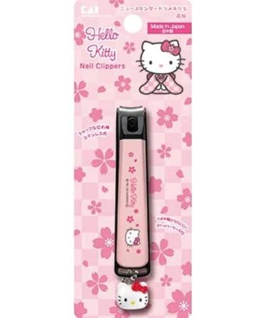 Hello Kitty Nail Clippers Pink S Stainless Steel Sakura Cherry Blossom Pattern