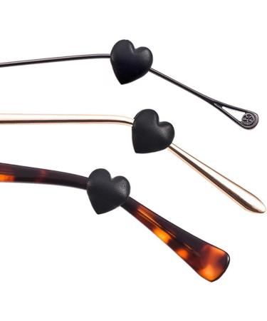 Shop Iuyqy Heart-Shaped Glasses Ear Grips - 5 Pairs Anti-Slip Lace Sleeve Holders for Sunglasses & Reading Glasses - Comfort & Style! - Buy Online on GoSupps.com