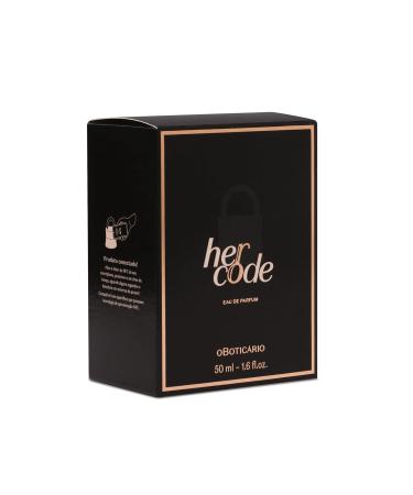 O Botic rio Her Code Eau de Parfum Long-Lasting Fruity Floriental Fragrance Perfume for Women 1.7 Ounce - Buy Online on GoSupps.com