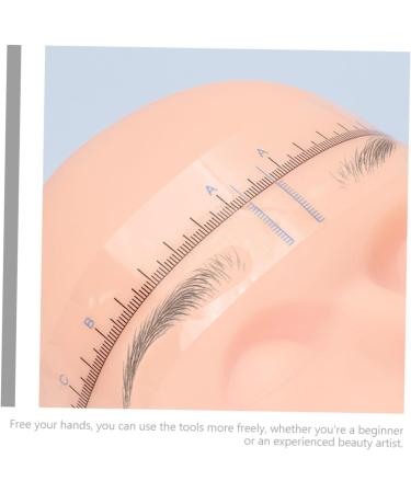 GLEAVI 10pcs Tools Brow Template Measuring Ruler Measuring Tool Shape Sticker Drawing Tool Disposable - Buy Online on GoSupps.com