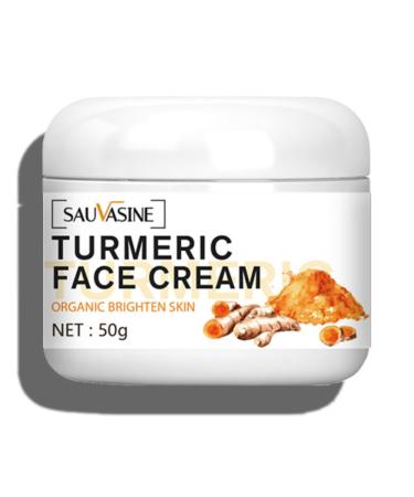 Turmeric Face Cream - Natural Turmeric Skin Moisturizer for Face & Body - Facial Moisturizing Cream