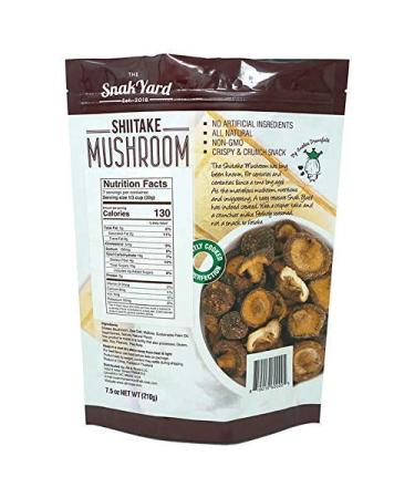 Snak Yard Crispy Shiitake Mushroom 7.5 oz - Seasoned & Crunchy - Buy Online on GoSupps.com