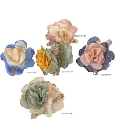 Limtula Camellia Flower Claw Clip Hair Claw for Women Hair Barrettes Jaw Clip Elegant Hairpin Girl Hair Styling Tool Accessories Blue - Buy Online on GoSupps.com