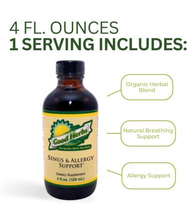 Sinus and Allergy Support - Natural Relief for Enhanced Breathing | International Shipping Available - Buy Online on GoSupps.com