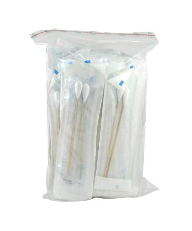 COTTON SWABS wood 15 cm large head sterile 50X2 pcs