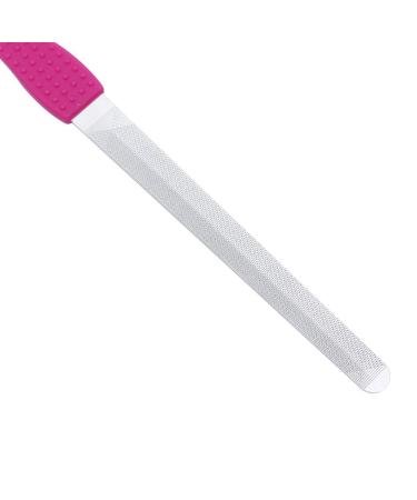 2Pcs Double-Sided Concave Convex Nail File - Manicure Nail Art Tools with Silicone Non-Slip Handle - Buy Online on GoSupps.com