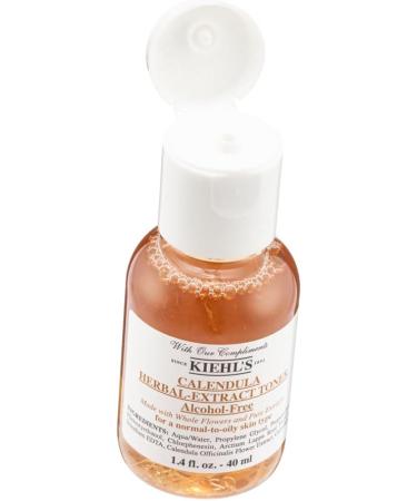 Kiehls Calendula Herbal Extract Alcohol-Free Toner 40ml - For Normal to Oily Skin - Buy Online on GoSupps.com