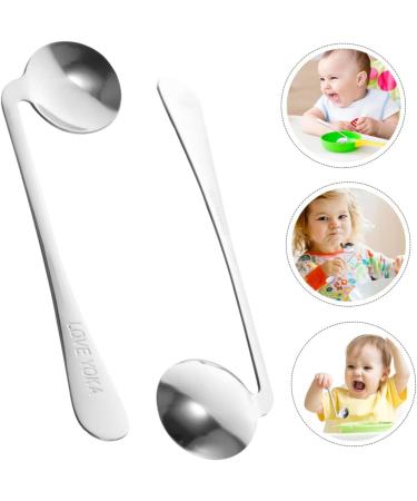 Premium Stainless Steel 2-Stick Tablespoon for Seniors & Children | Durable Inox Cutlery Mixer - Buy Online on GoSupps.com