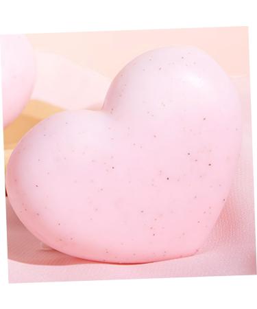 FRCOLOR Handmade Pink Heart-Shaped Soap | Scented Bath & Hair Soap | Cleansing & Moisturizing Soap for All Skin Types - 1 Count - Buy Online on GoSupps.com