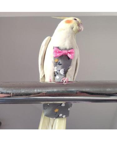 Colorful Parrot Diaper with Fly | Cute Fruit & Flower Patterns for Small Nymphensittiches & Medium Pigeons - Perfect Pet Flight Suit - Buy Online on GoSupps.com