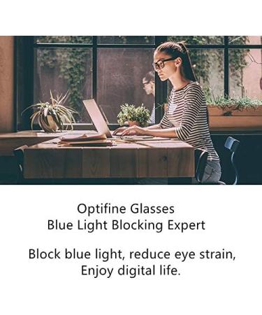 Buy Blue Light Blocking Glasses for Women & Men | Retro Round Tortoise Frame | Computer & Reading Glasses 3.25x - Buy Online on GoSupps.com