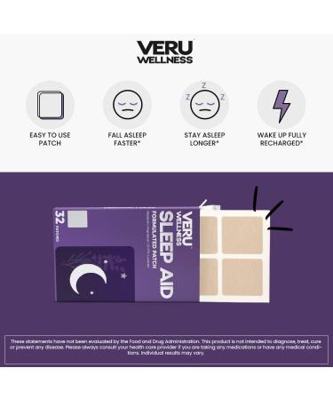 Wellness Tree Natural Sleep Patch - Contains Melatonin 5-HTP & Magnesium - Tranquil Sleep & Jet lag - Fall Asleep Faster Sleeping Patch for Adults - Comfortable & Easy to Apply - Buy Online on GoSupps.com