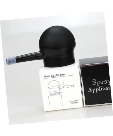 PLAFOPE 2 Pcs Silicone Nozzle Hair Fibers Pump Applicator Spray Hair Gel Fiber Sprayer Plastic Abs Black - Buy Online on GoSupps.com