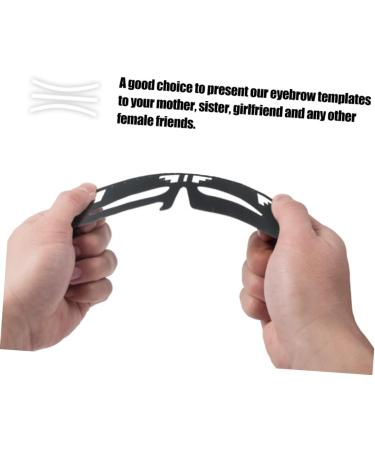 Beavorty Eyebrow Design Eyebrow Card Brow Mapping Ruler Stamp Kit Female Eyebrow Makeup Stencil Balance - Buy Online on GoSupps.com