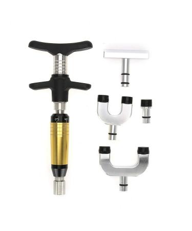 Manual chiropractic tool spinal cord corrector portable spine massager correction gun spine adjustment set with 6 starch levels and 4 massage heads