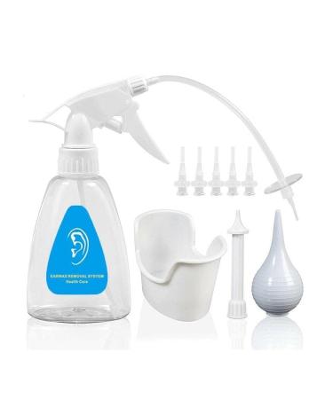 DTREEL Ear Wax Washing Kit Remover Irrigation Tool Set Capacity Children Adults Kid Portable Rinse Tool Cleaning Wash Washer Ear