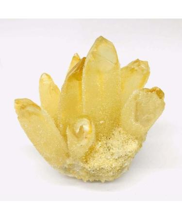Natural Crystal Rough 1PC Natural Yellow Phantom Ghost Quartz Crystal Cluster Stone Specimen 400G-1050G Suitable for Furniture Decoration Home Goods (Color : 1pc 400g-500g) - Buy Online on GoSupps.com