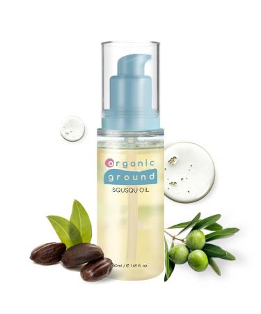 SQUSQU Oil 50ml(1.69 fl oz.) / Squalne Jojoba seed oil Almond oil Chia seed oil/GMO Chemical preservative Silicon Petroleum-based chemical Fragrance FREE 1.69 Fl Oz(pack of 1) Moisture Oil