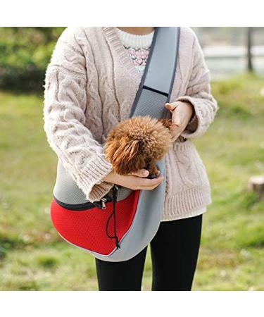 Trag Bag Dog Sling Carrier - 5 Color Options for Dogs & Cats with Convenient Pockets | International Shipping Available - Buy Online on GoSupps.com