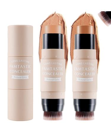 Erinde contour pencil with brushes scope bronzer pen face lights shades of shades pencil highlighting shade highlight shaping stick waterproof longwear make-up #02 Natural color #04 Contouring color - Buy Online on GoSupps.com