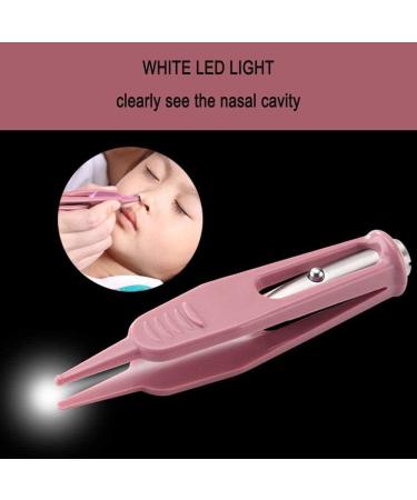 Gearmax Baby Nose Cleaning Tweezers Safety Round-Head Baby Ear Nose Navel Cleaner Clip Tool - Buy Online on GoSupps.com