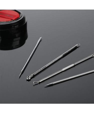 Blackhead Remover Tool Set | 4-Piece Stainless Steel Comedone Extractor & Acne Removal | Best Pore Cleaning Skin Care - Buy Online on GoSupps.com
