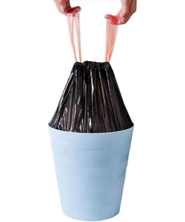 RTBQJ-AT 15L Heavy-Duty Garbage Bags with Pulling Tape & Handles - Tearproof Liquid-Tight 120 Pack (50x55cm) - Ideal for International Shipping - Buy Online on GoSupps.com