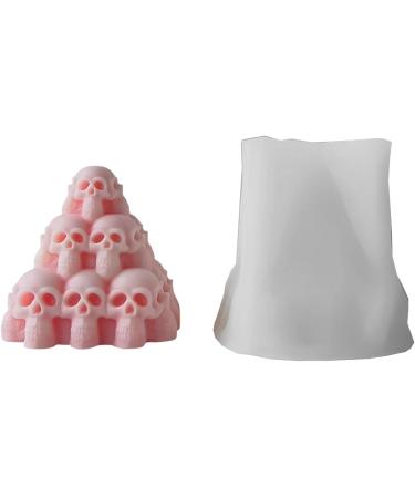 Shop Unique Silicone Pyramid Skull Molds for Candles & Aromatherapy | Halloween Decor & Epoxy Shapes - Buy Online on GoSupps.com