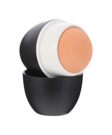 FOMIYES Neck Massager Oil- Absorbing Volcanic Face Roller Reusable Volcanic Balls Oil Control Roller Facial Skincare Mini Massage Pore Cleaner Facial Skin Care Products Black
