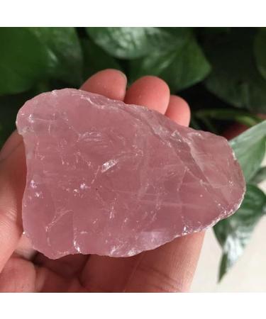 Crystal 1pcs Big Size Natural raw Rose Quartz Crystals Rough Stone Natural Quartz Crystals Stone for Suitable for Home Office Decoration FZUGEDRLI - Buy Online on GoSupps.com
