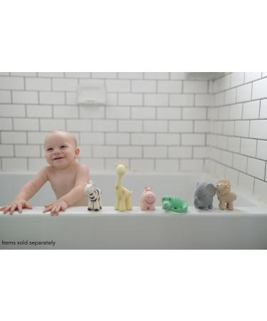Tikiri Hippo Bath Toy & Teething Ring - Pink Perfect for Infants 0+ Months | Eco-Friendly & Safe - Buy Online on GoSupps.com