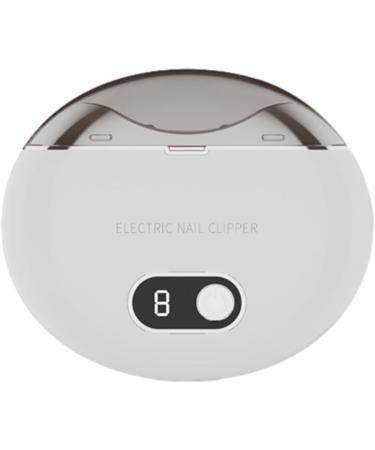 Automatic Nail | Auto Kid's Electric Nail File - Ultra Quiet Fingernail Grinder for Older Rechargeable 3-Speed with with Nail Shavings Box UV Lamp Beads Lencyh Nail Grinder White - Buy Online on GoSupps.com