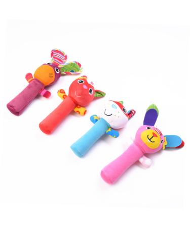 Abaodam 3-in-1 Plush Toy for Toddlers | Cuddly Hand Rattle & Baby Doll Toy | International Shipping Available - Buy Online on GoSupps.com