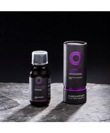Glutathione Liquid 450mg - Liposomal Vegan Formula - 100ml Bottle - CureSupport - Buy Online on GoSupps.com