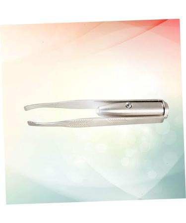 Beavorty LED Light Eyelash Tweezer Eyebrow Hair Removal Tweezer Eyebrow Tweezer - Buy Online on GoSupps.com