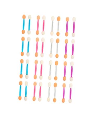 Beatifufu 120pcs Double Ended Eye Shadow Stick Makeup Brush Eyeshadow Applicator Accessories Woman Double Head