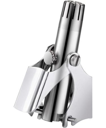 Premium Stainless Steel Nose Hair Trimmer for Men | Portable & Washable Manual Shaver for Nose & Ear Hair - Buy Online on GoSupps.com