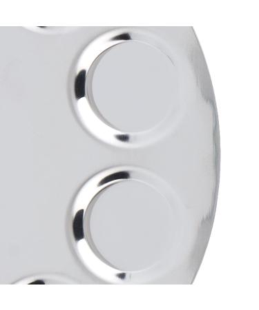 Professional Stainless Steel Makeup Mixing Palette & Spatula - Perfect for Foundations Eye Shadows Lipsticks & Nail Art - Buy Online on GoSupps.com