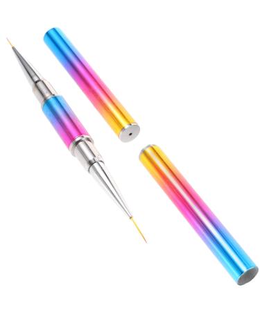 Housoutil 1pc Nail Art Drawing Pen Diy Nail Pen Nail Polish Brush Manicure Pen Nail Kits Nail Drawing Brush Manicure Tools Nail Art Pen Manicure Kits Nail Brush Painted Metal Rod