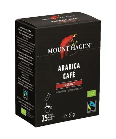Buy Mount Hagen Bio FT Naturland Instant Coffee Sticks - 50g (Pack of 2) | Organic & Fair Trade Coffee | International Shipping Available - Buy Online on GoSupps.com