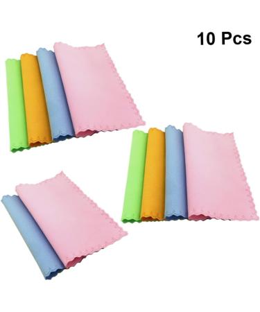 Healifty 20 Pcs Microfiber Cleaning Cloths for Screens & Glasses | Ultimate Portable Cleaning Solution - Buy Online on GoSupps.com