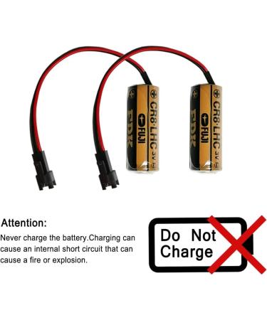 Buy (5 Pack) 3V 2600mAh Non-Rechargeable CR8 Batteries for Fuji FDK - High Performance LHC 3V Battery - Buy Online on GoSupps.com